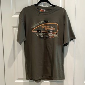 ❤️SOLD❤️Harley Davidson Green Short Sleeve Tee